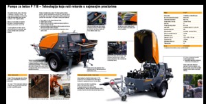 Stacionární čerpadla na beton Putzmeister P 718 TD