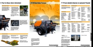 Stacionární čerpadla na beton Putzmeister P 718 TD