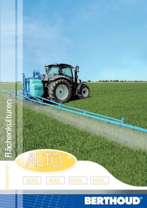 Nesené postřikovače Berthoud Alto 800