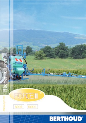 Nesené postřikovače Berthoud Force II 800