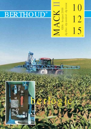 Nesené postřikovače Berthoud Mack II 15