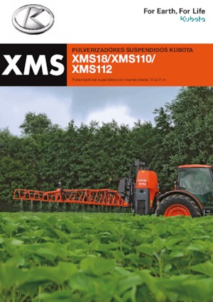 Nesené postřikovače Kubota XMS108