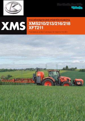 Nesené postřikovače Kubota XMS213