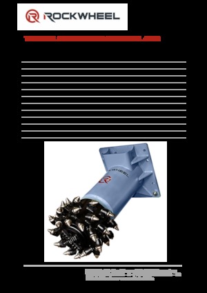 Hydraulické frézy Rockwheel by ROCK.ZONE AX 30