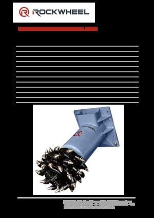 Hydraulické frézy Rockwheel by ROCK.ZONE AX 30