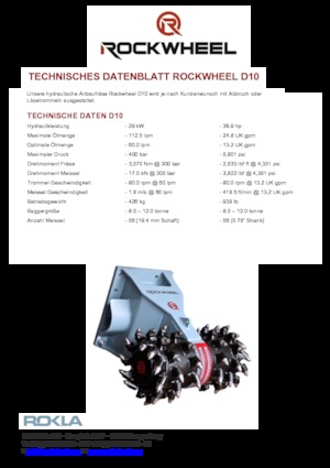Hydraulické frézy Rockwheel by ROCK.ZONE D 10