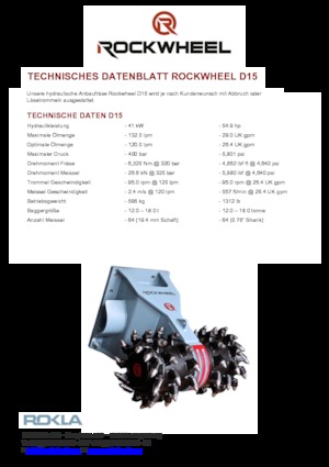 Hydraulické frézy Rockwheel by ROCK.ZONE D 15