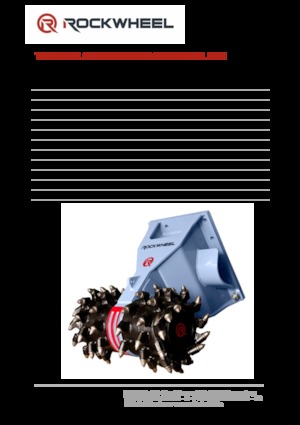 Hydraulické frézy Rockwheel by ROCK.ZONE D 15