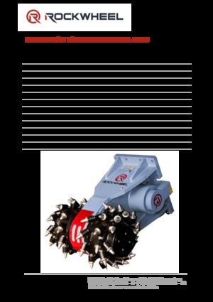 Hydraulické frézy Rockwheel by ROCK.ZONE G 125