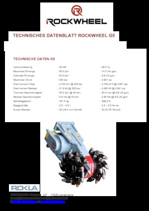 Hydraulické frézy Rockwheel by ROCK.ZONE G 5