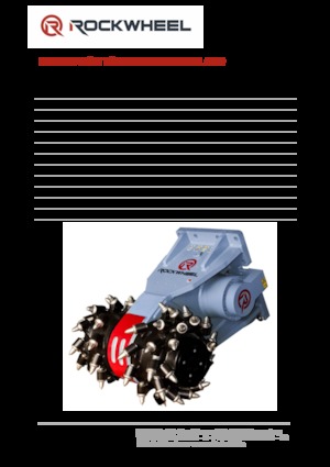 Hydraulické frézy Rockwheel by ROCK.ZONE G 60