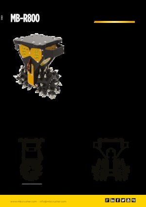 Hydraulické frézy MB Crusher MB-R800