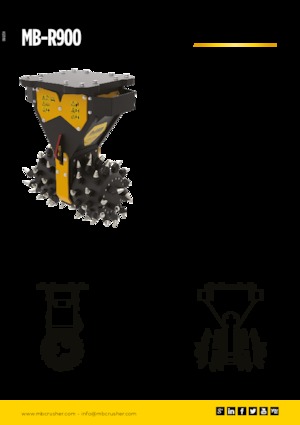 Hydraulické frézy MB Crusher MB-R900