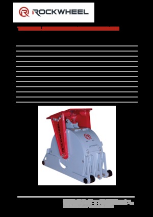 Hydraulické frézy Rockwheel by ROCK.ZONE RR 300