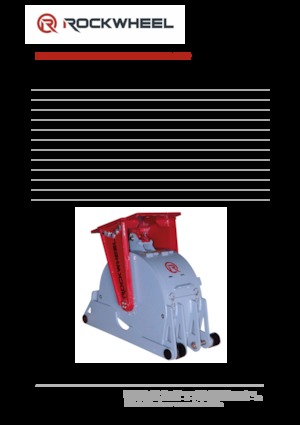 Hydraulické frézy Rockwheel by ROCK.ZONE RR 300