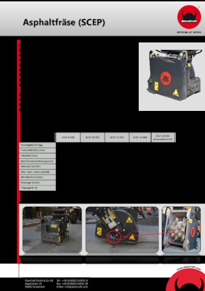 Hydraulické frézy SkanCraft SCEP15-450