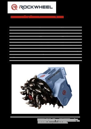 Hydraulické frézy Rockwheel by ROCK.ZONE TC 20