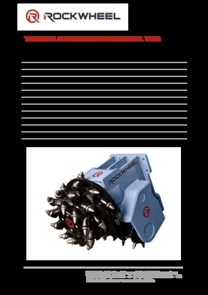 Hydraulické frézy Rockwheel by ROCK.ZONE TC 30