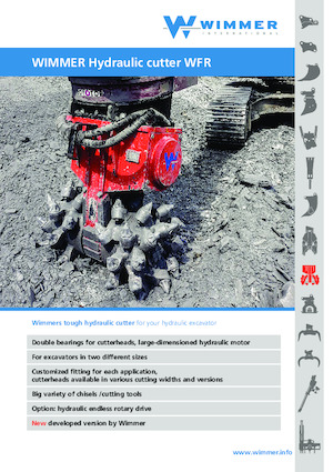 Hydraulické frézy WIMMER WFR 150
