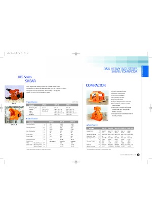 Vibrační desky montovatelné D & A 7C