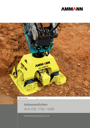 Vibrační desky montovatelné Ammann ACA 1000