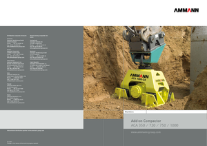 Vibrační desky montovatelné Ammann ACA 1000-2