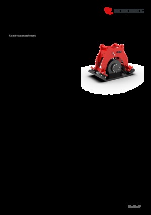 Vibrační desky montovatelné Rototilt® C22