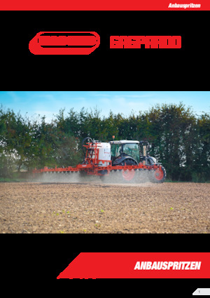 Nesené postřikovače Gaspardo Tempo Ultra 1600 Isotronic