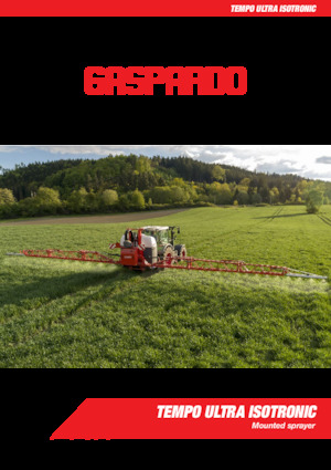 Nesené postřikovače Gaspardo Tempo Ultra 1600 Isotronic