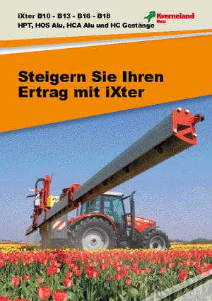Nesené postřikovače Kverneland iXter B13