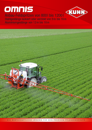 Nesené postřikovače Kuhn Omnis 1000