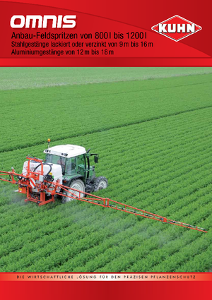 Nesené postřikovače Kuhn Omnis 800