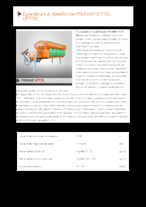 Komunální sypače Pronar SPT 70 