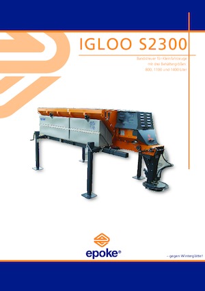 Komunální sypače Epoke® Igloo S 2300