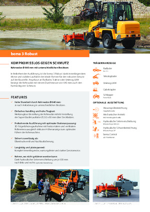 Montované zametače Bema 3 Robust 2300 