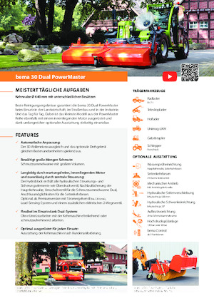 Montované zametače Bema 30 Dual 2600