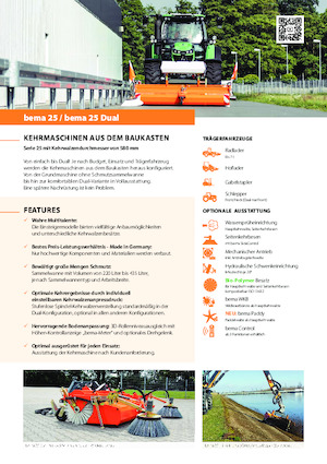 Montované zametače Bema bema 25