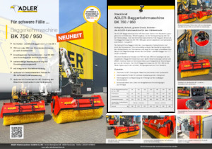 Montované zametače Adler BK 950-240