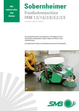 Montované zametače Sobernheimer FKM 2.0