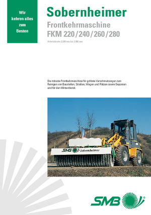 Montované zametače Sobernheimer FKM 240