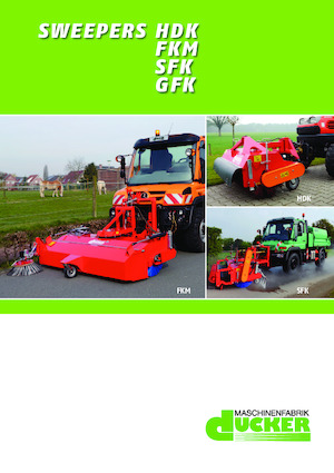 Montované zametače Dücker HDK 1800