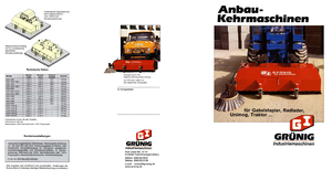 Montované zametače Grünig GSX 2400/800l