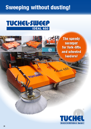 Montované zametače Tuchel Ideal 