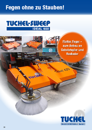 Montované zametače Tuchel Ideal 