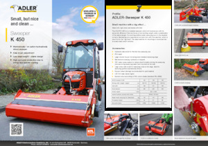 Montované zametače Adler K 450-120