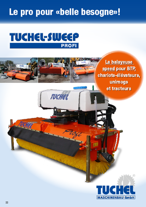 Montované zametače Tuchel Profi 180 Ø 600