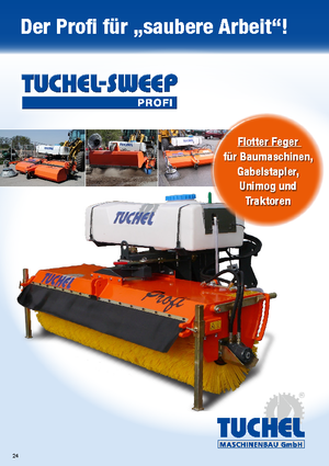 Montované zametače Tuchel Profi 180 Ø 600