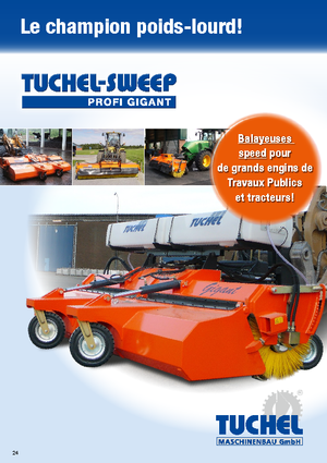 Montované zametače Tuchel Profi Gigant
