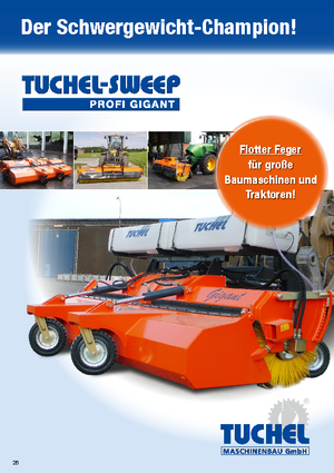 Montované zametače Tuchel Profi Gigant