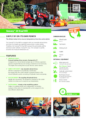 Montované zametače Bema Sweezy 25 Dual WD